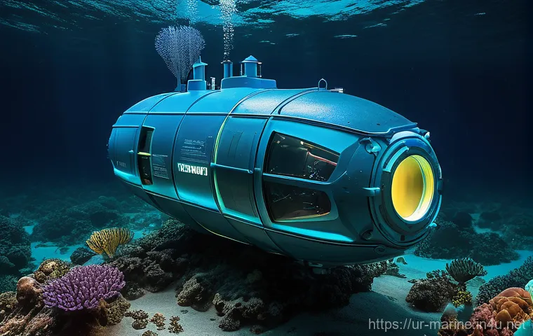 해양자원 개발과 과학적 연구 - Image Prompt 1: "Mysteries of the Deep: A Scientific Exploration"**