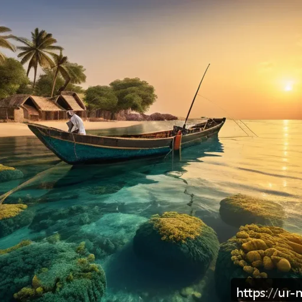 해양자원 개발의 환경보호 규제 - A vibrant underwater scene showcasing diverse marine life native to the Arabian Sea region, includin...