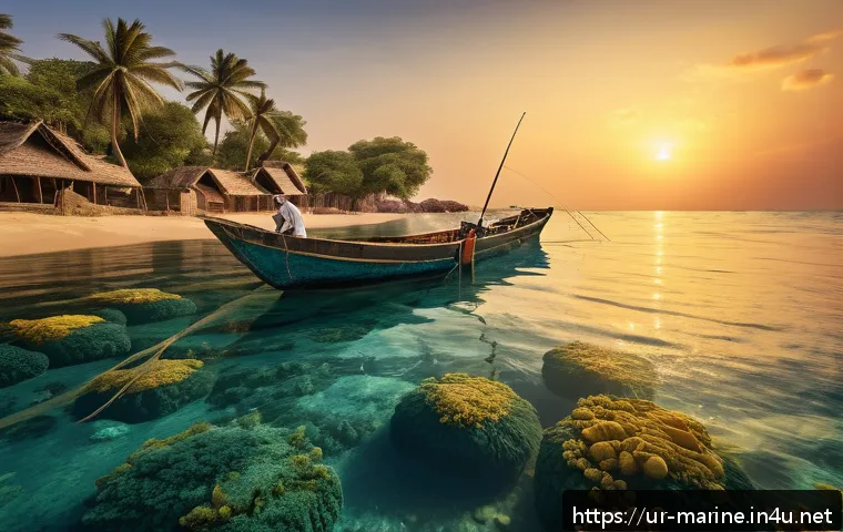 해양자원 개발의 환경보호 규제 - A vibrant underwater scene showcasing diverse marine life native to the Arabian Sea region, includin...
